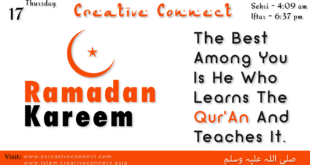 Day 17 - Ramadan Kareem - Creative Connect