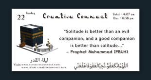 Day 22 - Ramadan Kareem - Creative Connect